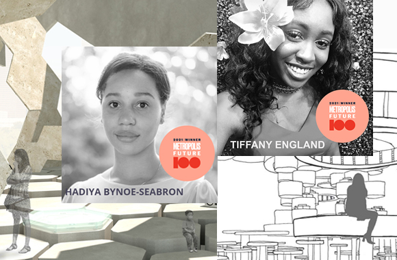 Interior Architecture & Design students Hadiya Bynoe-Seabron and Tiffany England